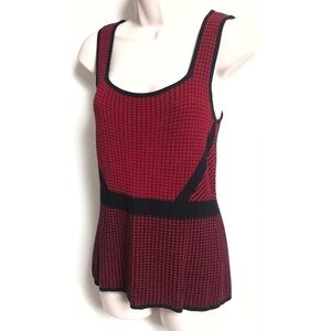 🆕 Fontana knit sleeveless red top camisole…